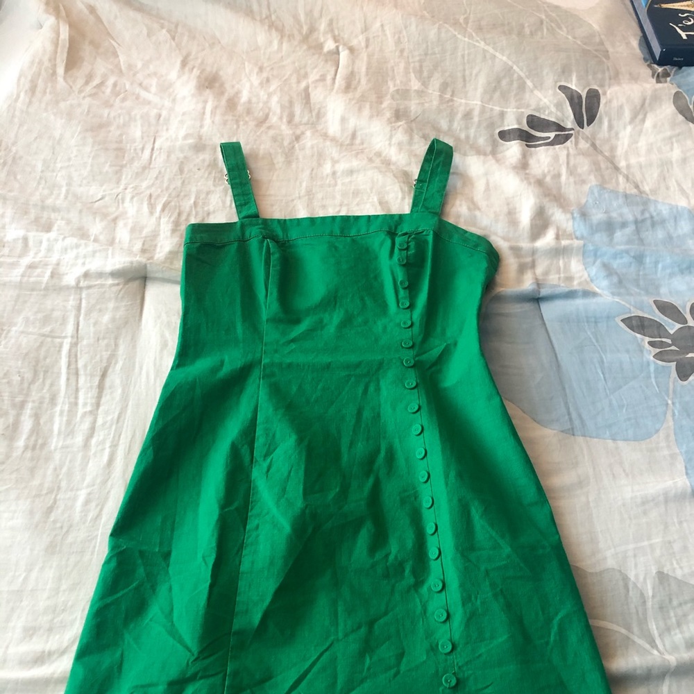 Jade green body on dress